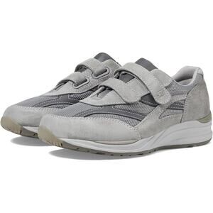 SAS Mens JV Mesh Adjustable Comfort Walking Sneaker US 6.5 W Grey Suede EUC